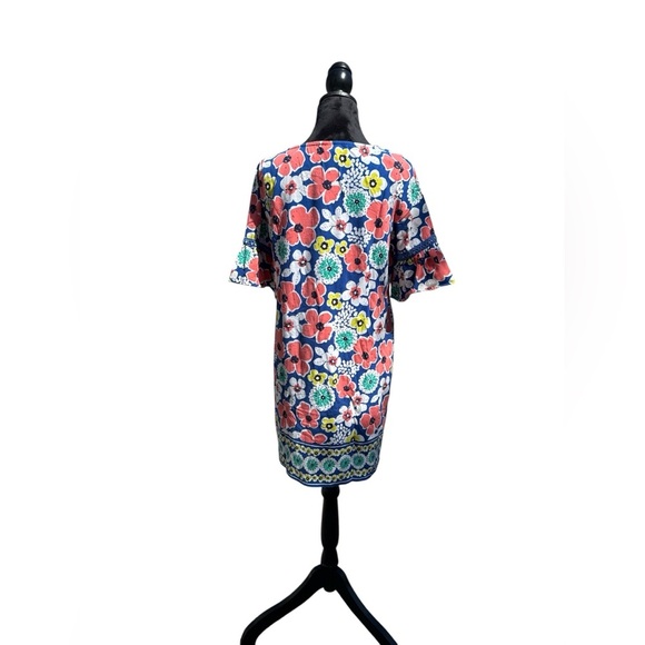 Crown & Ivy Petite Floral Print Dress with Ruffle Sleeves size PL - Picture 4 of 11